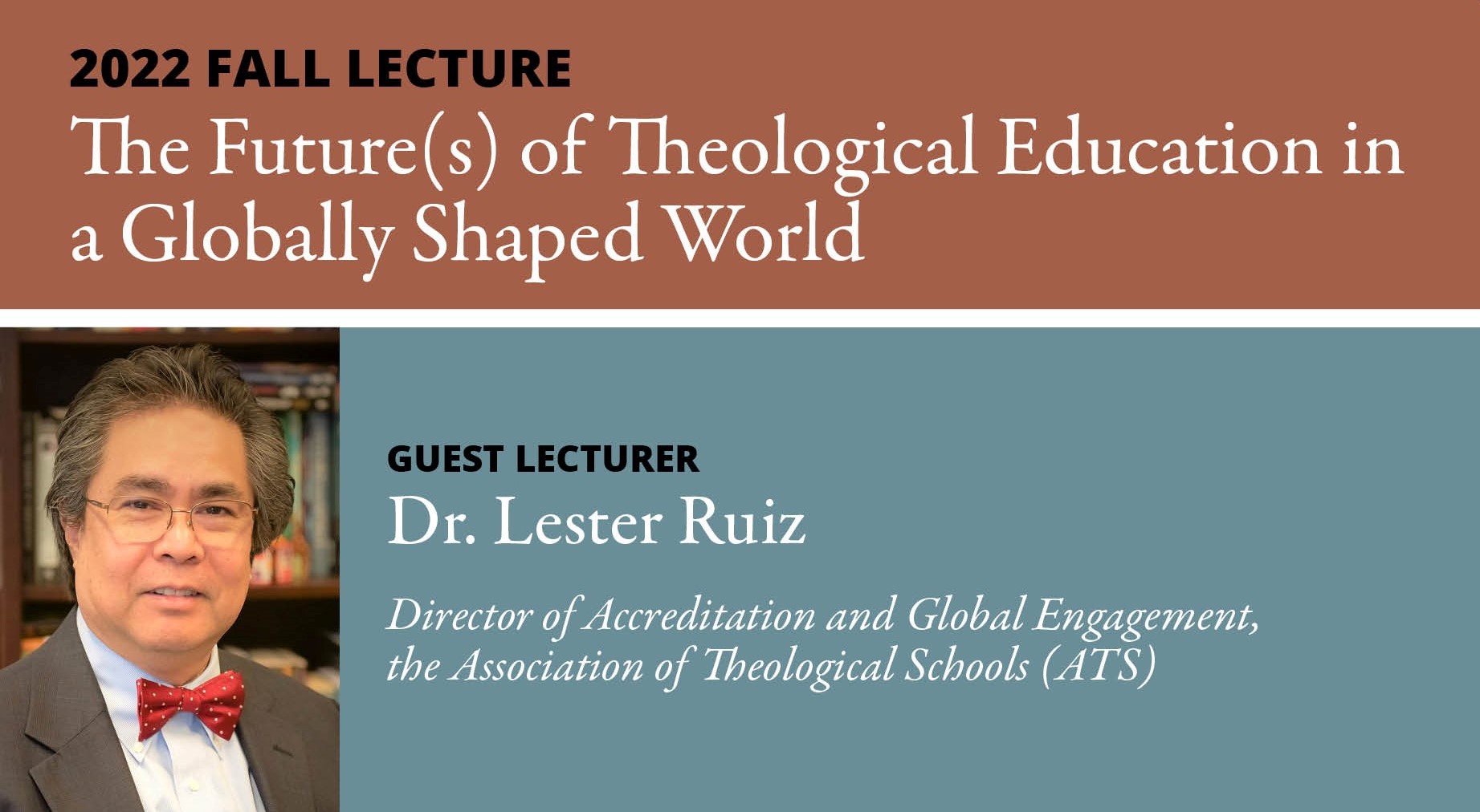 WATCH THE VIDEO: Lester Ruiz was the featured speaker for the Paul G. Hiebert Center for World Christianity and Global Theology's fall 2022 lecture at Trinity Evangelical Divinity School. (PART 2)